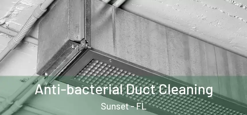 Anti-bacterial Duct Cleaning Sunset - FL