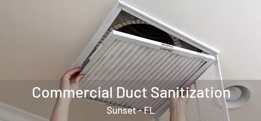 Commercial Duct Sanitization Sunset - FL