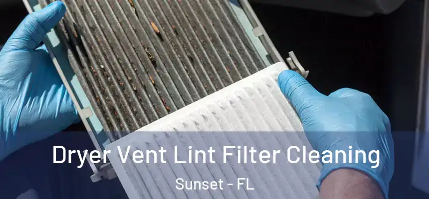 Dryer Vent Lint Filter Cleaning Sunset - FL