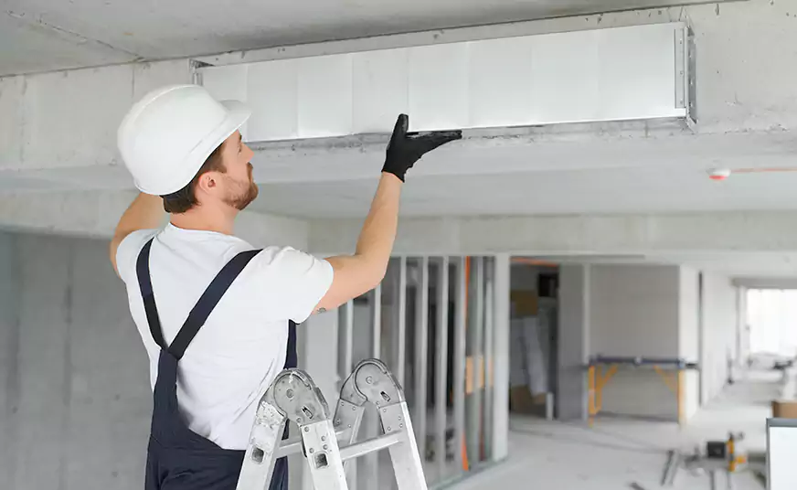 Air Duct Installation Sunset